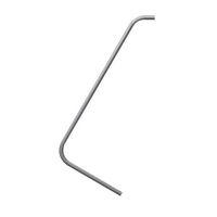 Zarges Zarges 41970 Single Sided Handrail for Mobile Work Platforms