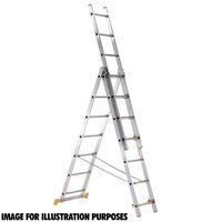 Zarges Zarges 3 Part Eurostar 3 x 8 Combination Ladder