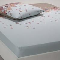 ZADII Printed Cotton Percale Fitted Sheet