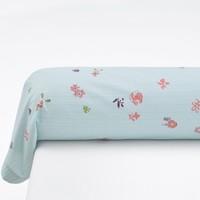 zadii printed percale bolster cases