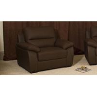 zamora armchair dark brown