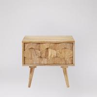 Zabel Bedside Table in mango wood