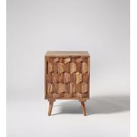 Zabel bedside table in rosewood