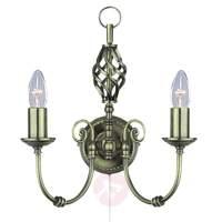 zanzibar brass wall light