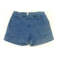 Zara Size 11-12 Girls Demin Adjustable Waist Shorts