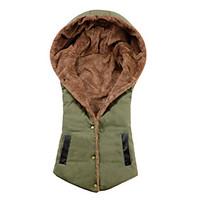 zay womens fashion all match hooded sleeveless parka vest more colors