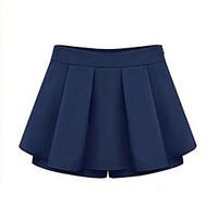 zay womens all match casual shorts with skirt more colors