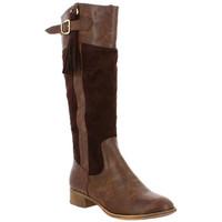 zaza pata boots chloe womens high boots in brown