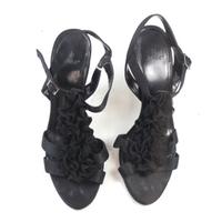 Zara - Size 5.5 - Black - High Heeled Sandals