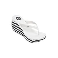 Zaxy White Compensed Flip Flops Lipstick V Plat