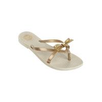 Zaxy Gold Flip Flops Fresh Top Thong