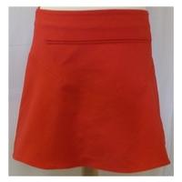 zara basic size medium red mini skirt