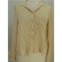 Zara - Size L - Cream Shirt Zara - Cream / ivory - Long sleeved shirt