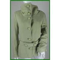 zara size m green casual jacket coat