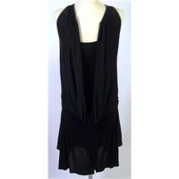 Zara Evening Collection Black Sleeveless Dress Size S