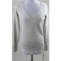 zadig voltaire size m ivory cashmere sweater