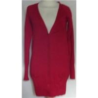 Zara, Size 8, Long Red Cardigan