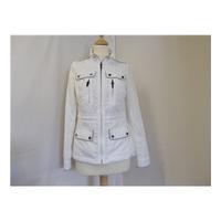 Zara Basic, Size Small, White Light Weight Jacket