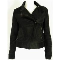 Zara Large Black Leather Jacket
