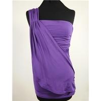 Zara Size M Purple Body Con Top