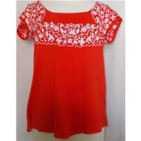 Zara Collection, Size Medium, Red/White T-Shirt