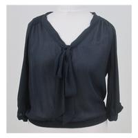 Zara, size 14 dark blue blouse