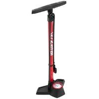 Zefal Profil Max FP30 Floor Pump with Gauge Red