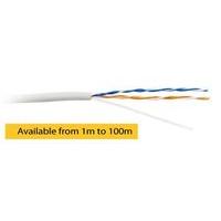 Zexum 2 Pair 4 Core Round White CCS Telephone Cable