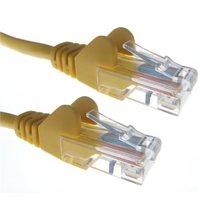 zexum yellow rj45 cat5e high quality 24awg stranded snagless utp ether ...