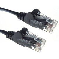 Zexum Black RJ45 Cat5e High Quality 24AWG Stranded Snagless UTP Ethernet Network LAN Patch Cable