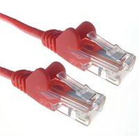 zexum red rj45 cat5e high quality 24awg stranded snagless utp ethernet ...