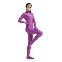 zentai suits ninja zentai cosplay costumes purple solid leotardonesie  ...