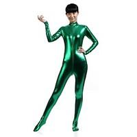 Zentai Suits Ninja Zentai Cosplay Costumes Green Solid Leotard/Onesie / Zentai / Catsuit Spandex / Shiny Metallic UnisexHalloween /