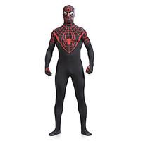 Zentai Suits / Cosplay Costumes Super Heroes / Spider / Movie/TV Theme Costumes Lycra Print / Patchwork Red / Black Unisex Leotard/Onesie