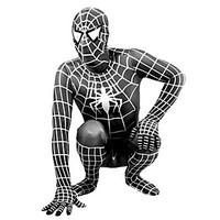 Zentai Suits Super Heroes / Spider / Movie/TV Theme Costumes Lycra Print / Patchwork Black Unisex