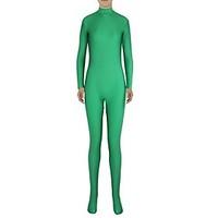 Zentai Suits Ninja Zentai Cosplay Costumes Green Solid Leotard/Onesie / Zentai Lycra / Spandex Unisex Halloween / Christmas