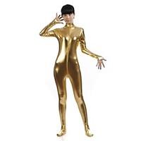 zentai suits ninja zentai cosplay costumes golden solid leotardonesie  ...