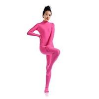 Zentai Suits Ninja Zentai Cosplay Costumes Pink Solid Leotard/Onesie / Zentai Lycra / Spandex Unisex Halloween / Christmas