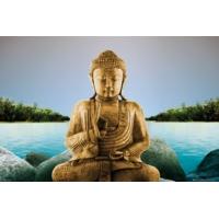 Zen Buddha Lake Maxi Poster