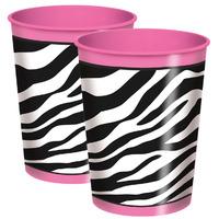 zebra print gift cup