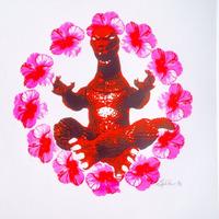 Zen Godzilla Red/Pink By Trafford Parsons