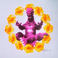 Zen Godzilla Pink/Yellow By Trafford Parsons