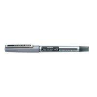Zebra DX5 Rollerball Liquid Ink Pen Fine Needle Point (Black) - (Pack of 10 Pens)