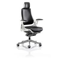 Zephyr Black Leather Executive Chair