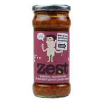 zest free from tomato mushroom smoked garlic pasta sauce 350g