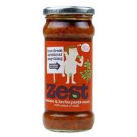 Zest Free From Tomato & Herb With A Hint Of Chilli Pasta Sauce - 355g