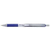 zebra z grip flight medium ball pen blue pack of 12 pens 13302