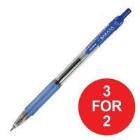 Zebra Sarasa Retractable Rollerball Gel Ink Pen Medium Blue Pack of 12