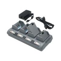 Zebra Quad Charger with Power Adapter
