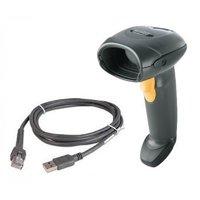 Zebra LS4208 Handheld Barcode Scanner Black USB Kit